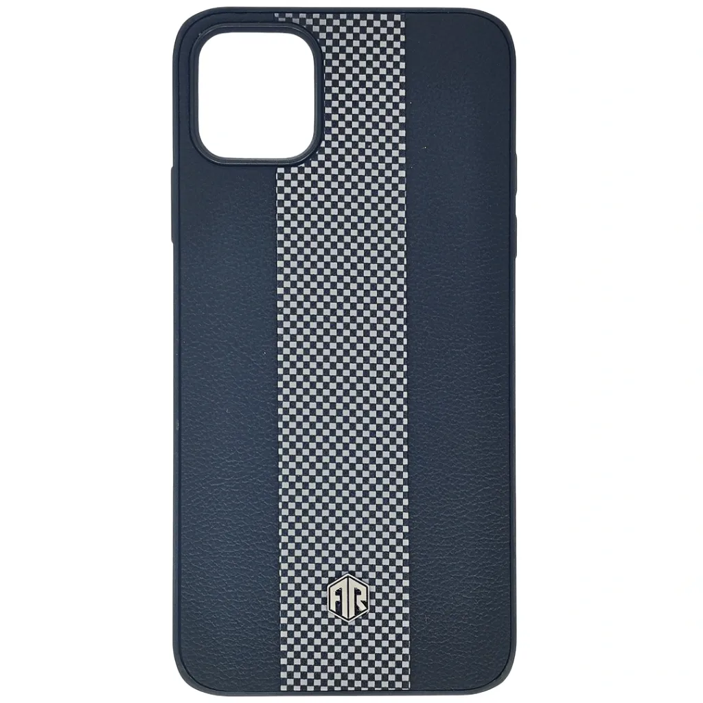 iPhone 11 Pro Max FR Dubble Tune Luxury Leather Feel Mobile Back Case