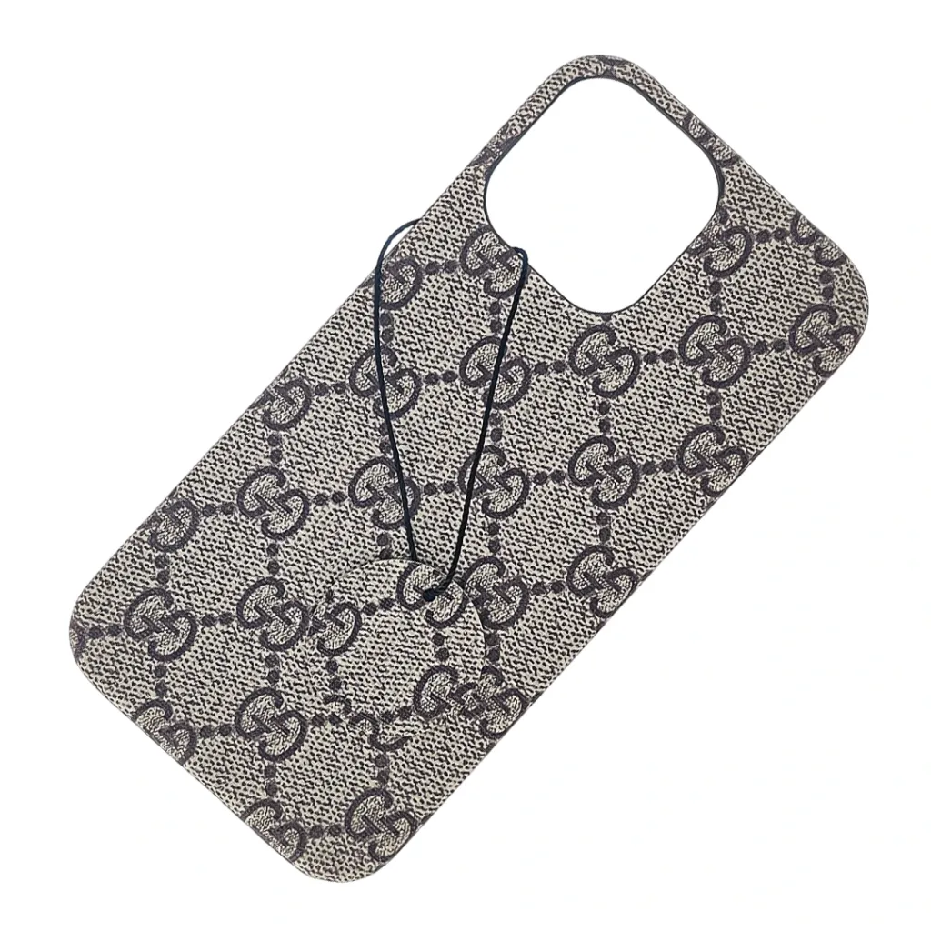 iPhone 13 Pro Max Branded Featuring a repeating monogram Pattern made From High-depending on wheather it is a Luxuary or fashion item Verious Phone Back Case