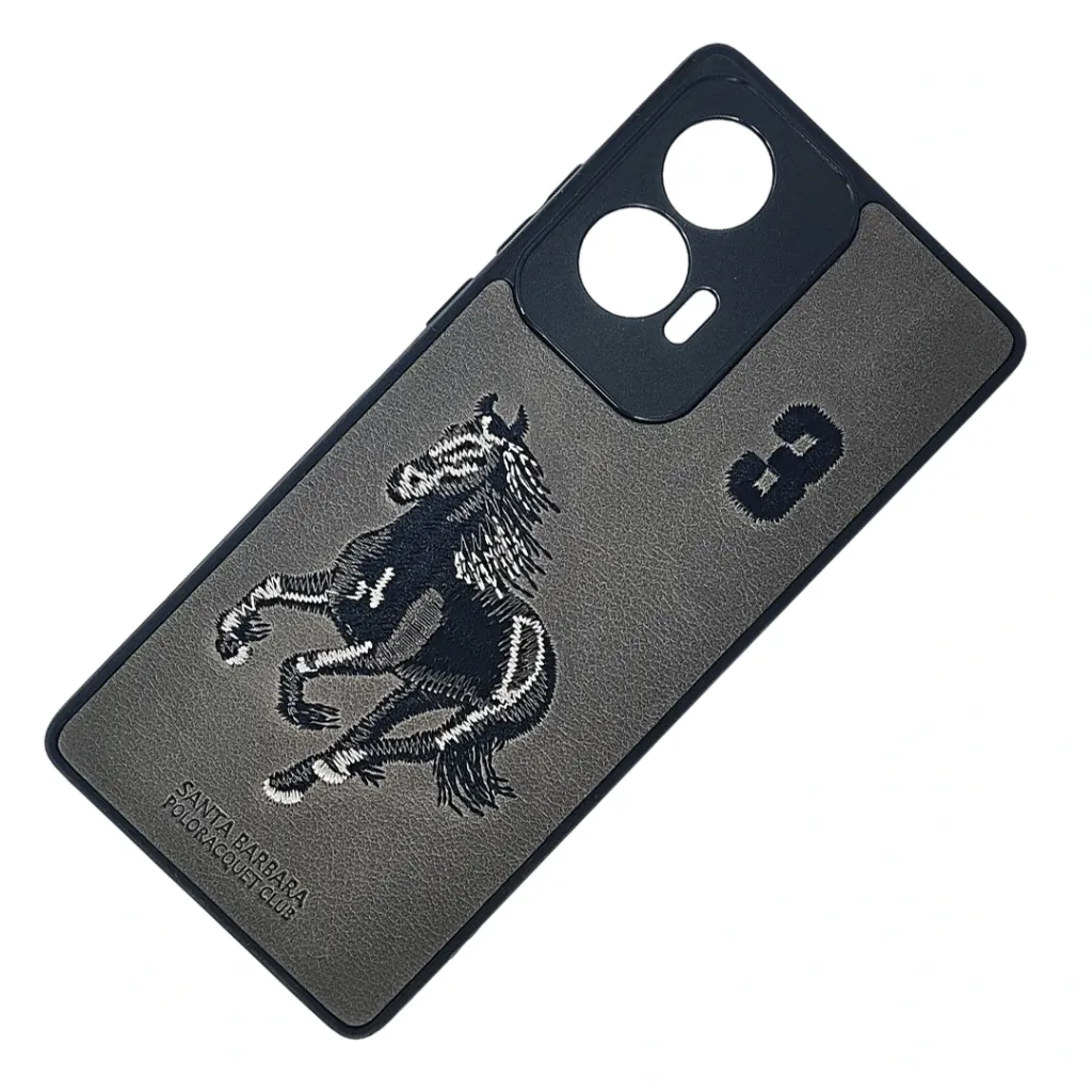 Motorola Moto Edge 50 Fusion Santa Barbara Polo Back Case (Gray)
