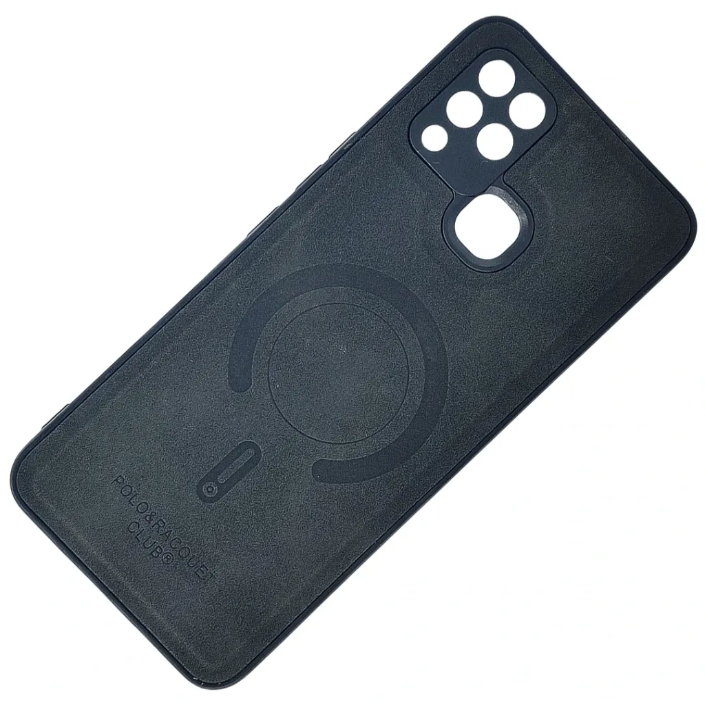 Infinix Hot 10s|Hot 10T PULOKA Branded Bubble Tune With Leather Texture Mobile Back Case (Black)