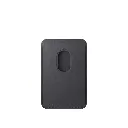 Apple Premium Leather Wallet with MagSafe for iPhone|Comptible Devices Premium Wallet (Black)