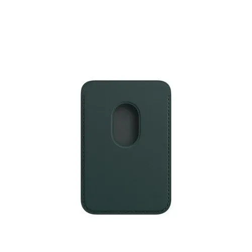 Apple Premium Leather Wallet with MagSafe for iPhone|Comptible Devices Premium Wallet (Green)