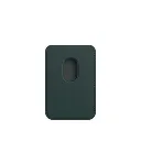 Apple Premium Leather Wallet with MagSafe for iPhone|Comptible Devices Premium Wallet (Green)