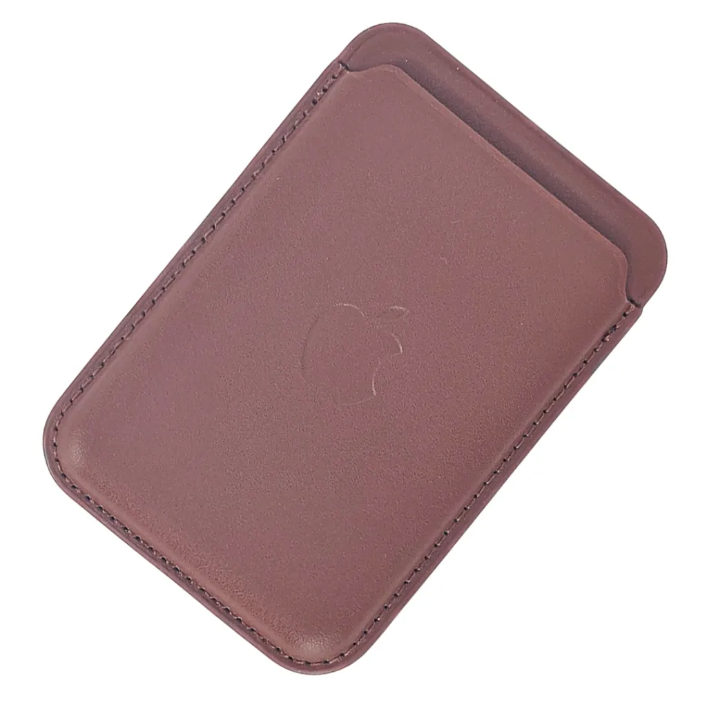 Apple Premium Leather Wallet with MagSafe for iPhone|Comptible Devices Premium Wallet (Dark Brown)