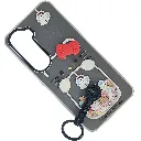 Vivo Y400 4G|5G 3D Hello Kitty Themed With Hand Grip Mobile Back Case (Black)