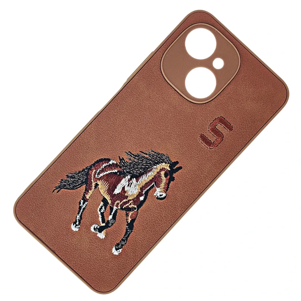 Tecno Spark 40C 4G Santa Barbara Polo Raquet Back Case (Brown)