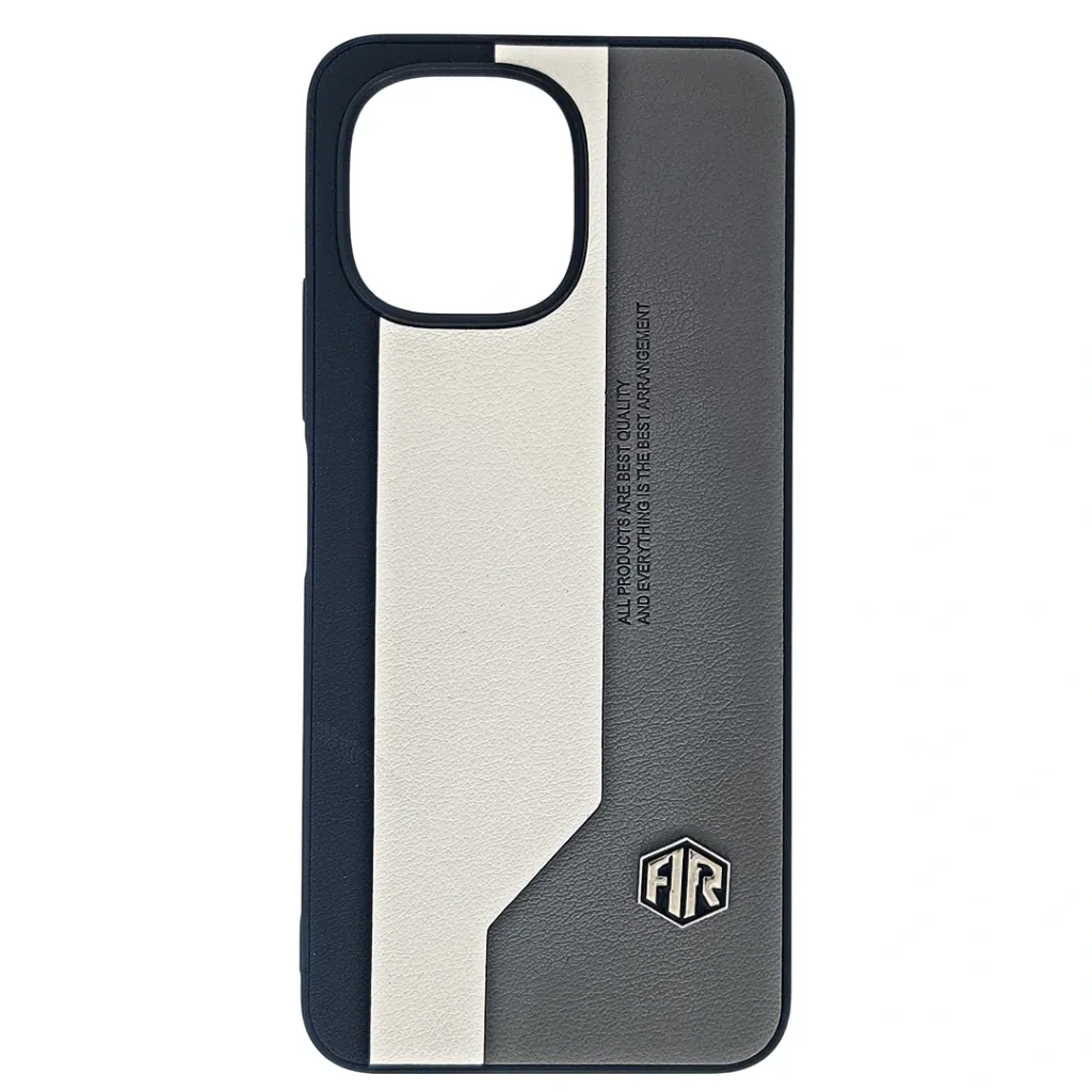 Tecno Spark 40C 4G F1R Logo Dubble Tune Luxury Leather Feel Mobile Back Case