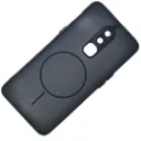 One Plus 6 Stylish & Durable Matte Case With MagSafe Back Case (Black)