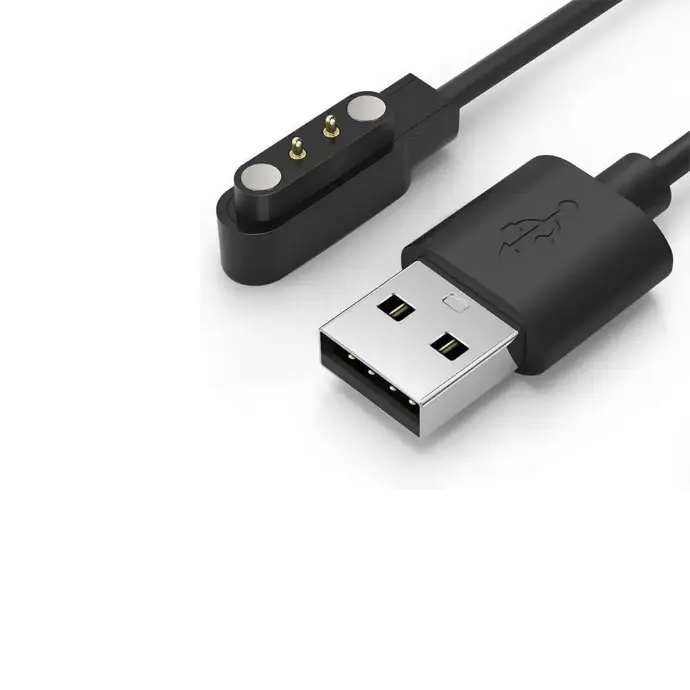 2 Pin Universal Smart Watch Charger - Efficient Magnetic Charging