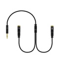 HF CONECTR-35 3.5mm 2 Female to 1 Male Connector - Audio Splitter