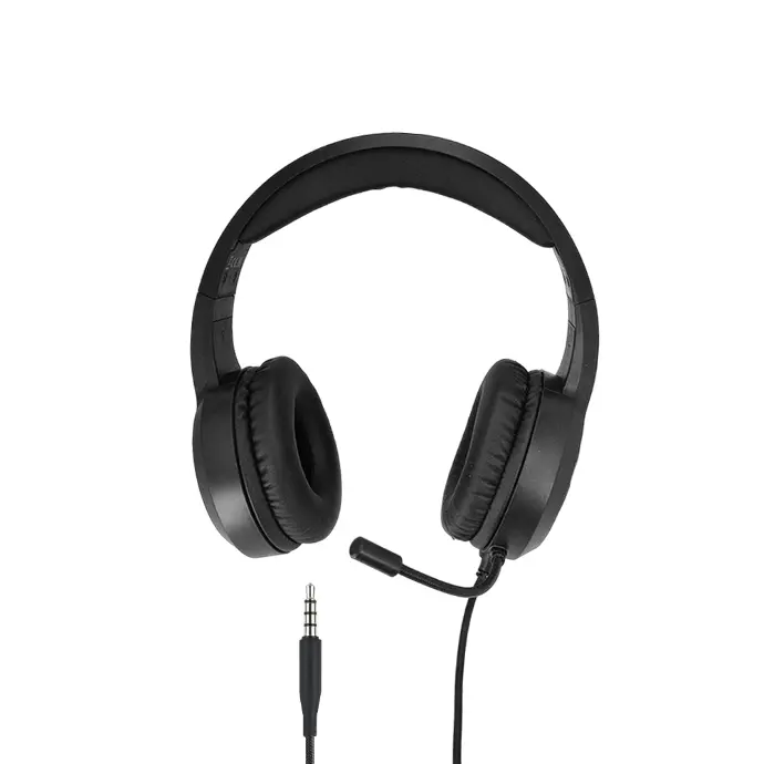 [HF8LM9-3] TECHSTERS Wired Headphone With Mic With Noise Cancellation