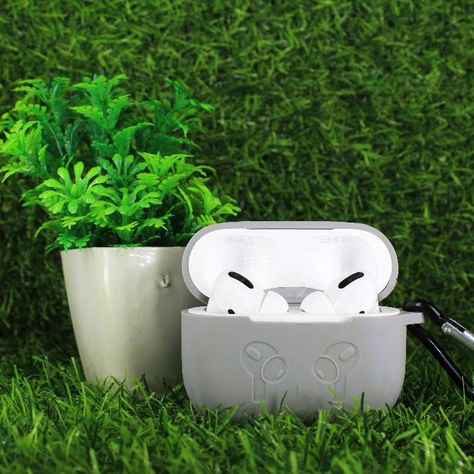 [HFBCASE-19-9] AirPods Pro Case (Grey) - Durable Silicone Protection | Stylish Accessories