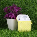 Bright Yellow AirPods Silicone Case - Stylish & Durable Protection