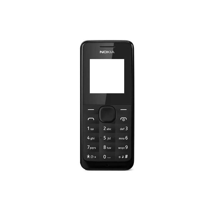Complete Black Housing Replacement for Nokia 105 (2017) - Durable & Stylish