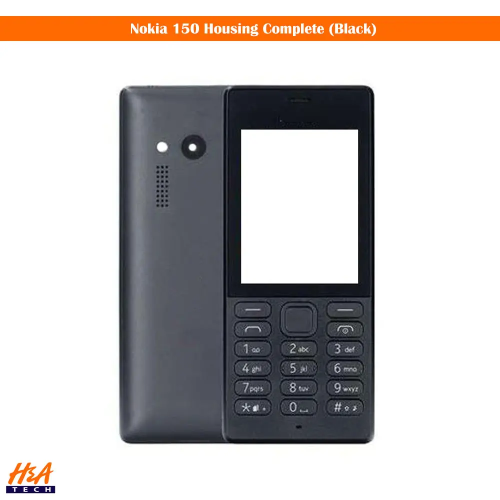 [HS6NK150-3-2] Nokia 150 Housing Complete (Black)