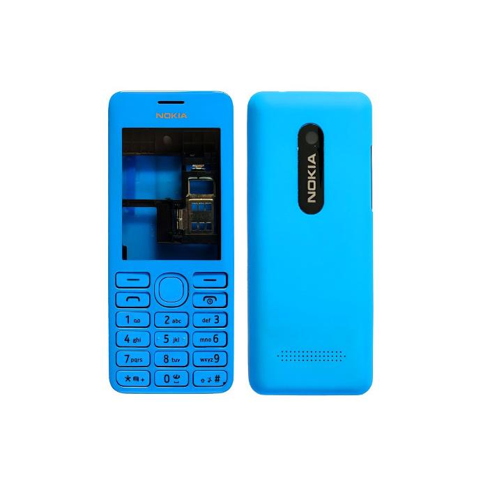 [HS6NK206-3-3] Nokia 206 Housing Complete (Blue)