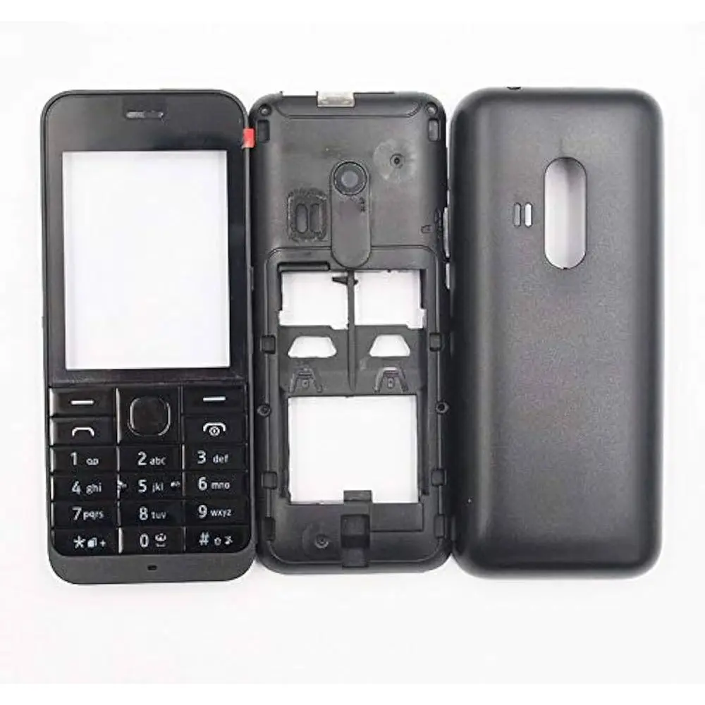 [HS6NK220-3-2] Nokia 220 Housing Complete (Black)