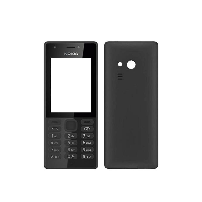 [HS6NK230-3-1] Complete Black Housing Replacement for Nokia 230 - Durable & Stylish