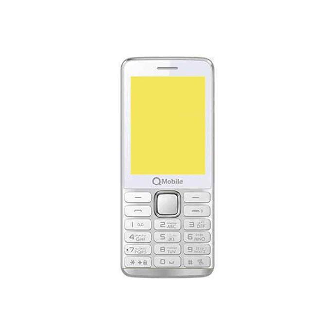 Complete White Housing Replacement for Q Mobile B120 - Durable & Stylish