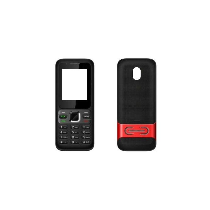 Complete Red Body for Q Mobile L2 - HS6QL228-1-4 Replacement