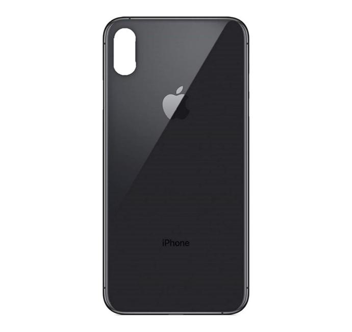 iPhone X Housing Only Back (Black) - Premium Quality Replacement Panel