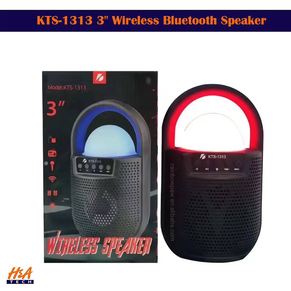 [MD2LM4A-1] KTS-1313   3" Wireless Bluetooth Speaker