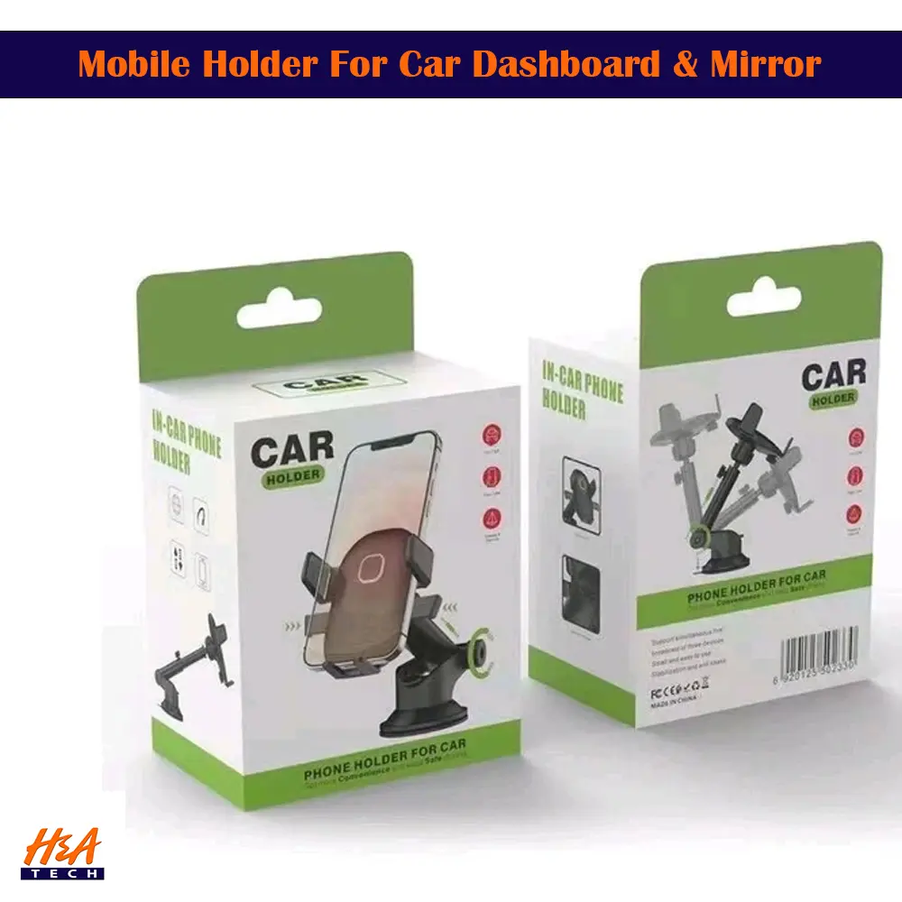  Mobile Holder For Car Dashboard & Mirror