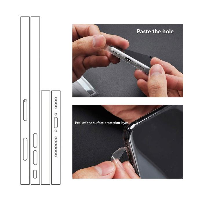 iPhone 12 Pro Max Sides Cover Jelly Sheet - Flexible Protection & Stylish Design