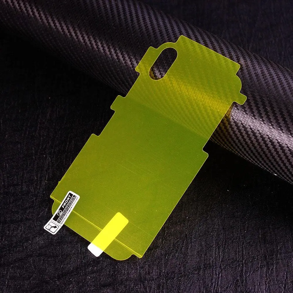 iPhone X Back Jelly Sheet - Flexible & Durable Protection