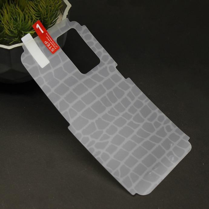 [PL10OF19-5] Oppo F19 Crocodile Back Jelly Sheet - Stylish & Scratch-Resistant Cover