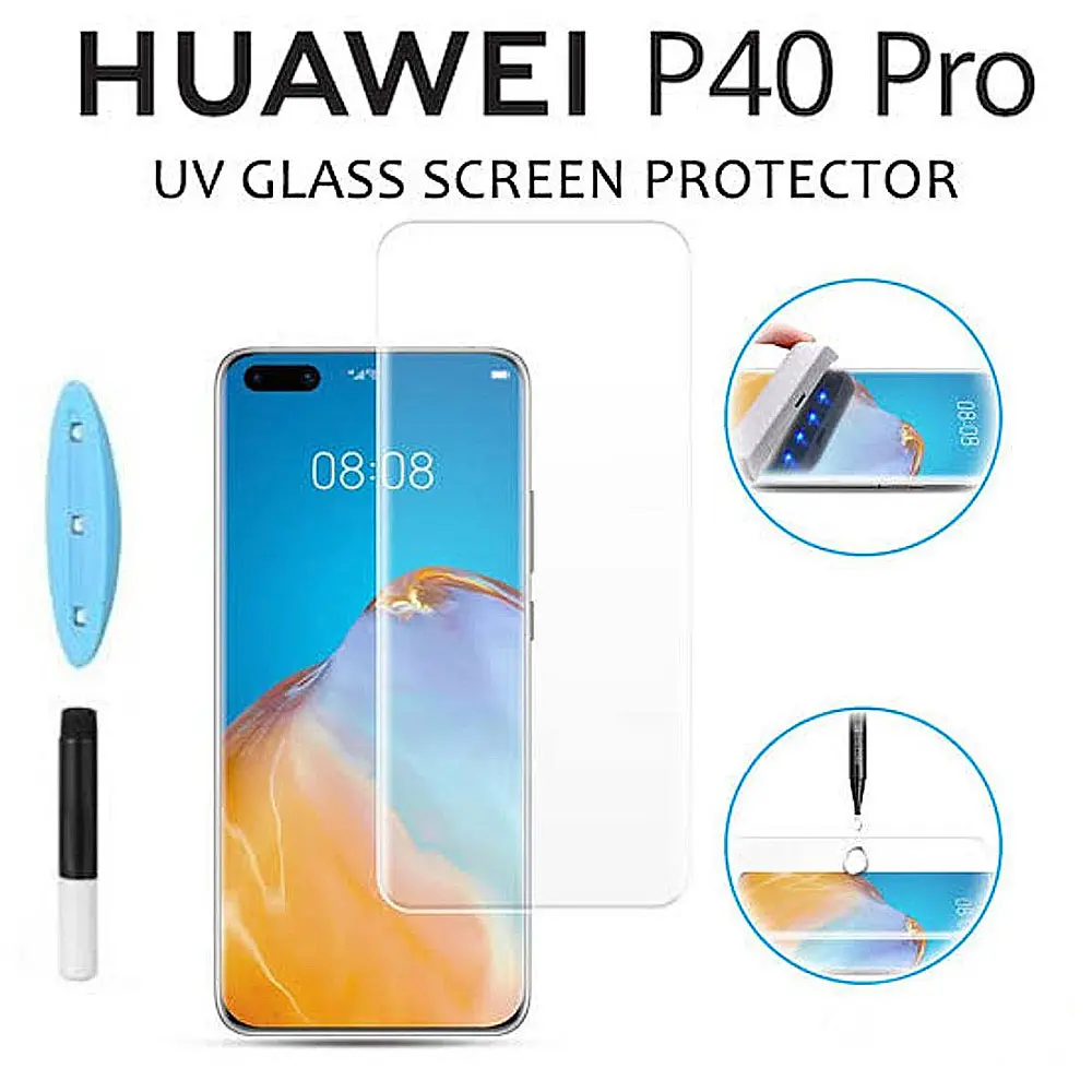 [PL16HUP40PR-1] "Huawei P40 Pro Lito UV Glass - Premium Screen Protection & Clarity"
