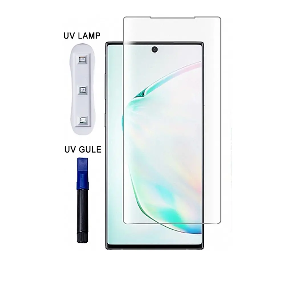 "Samsung Note 10 Plus G Rhino UV Glass Protector - Ultimate Screen Defense"