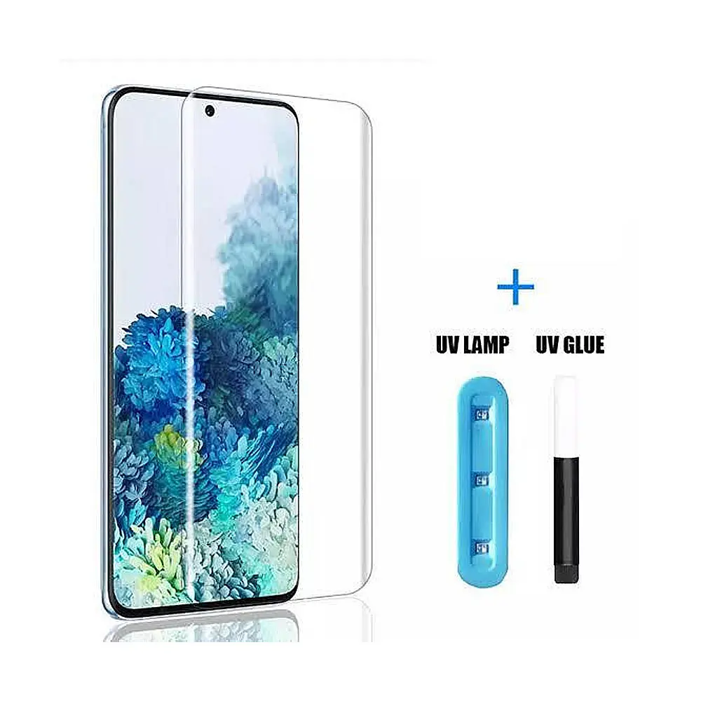 [PL16SS20-1] "Samsung S20 Lito UV Glass Protector - Premium Screen Clarity & Safety"