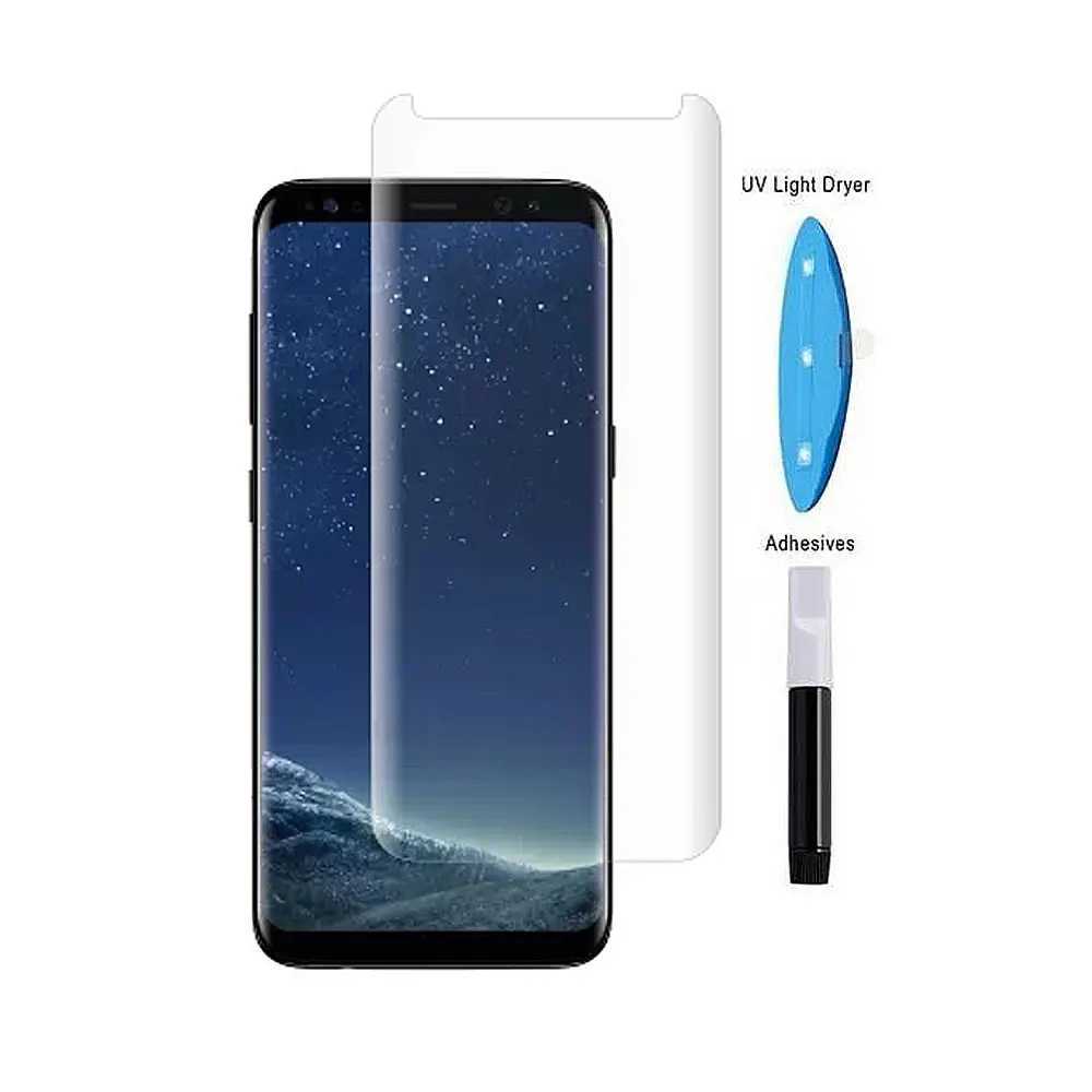 [PL16SS8-5] "Samsung S8 G Rhino UV Glass Protector - Premium Screen Clarity & Protection"