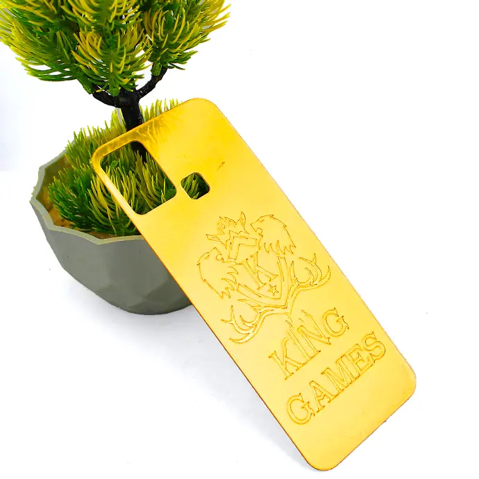 "Infinix Hot 10s Golden Plated Back Sheet - Stylish Protection & Elegance"