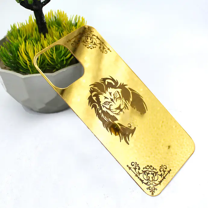 Golden Plated Back Sheet for iPhone 12 Pro Max