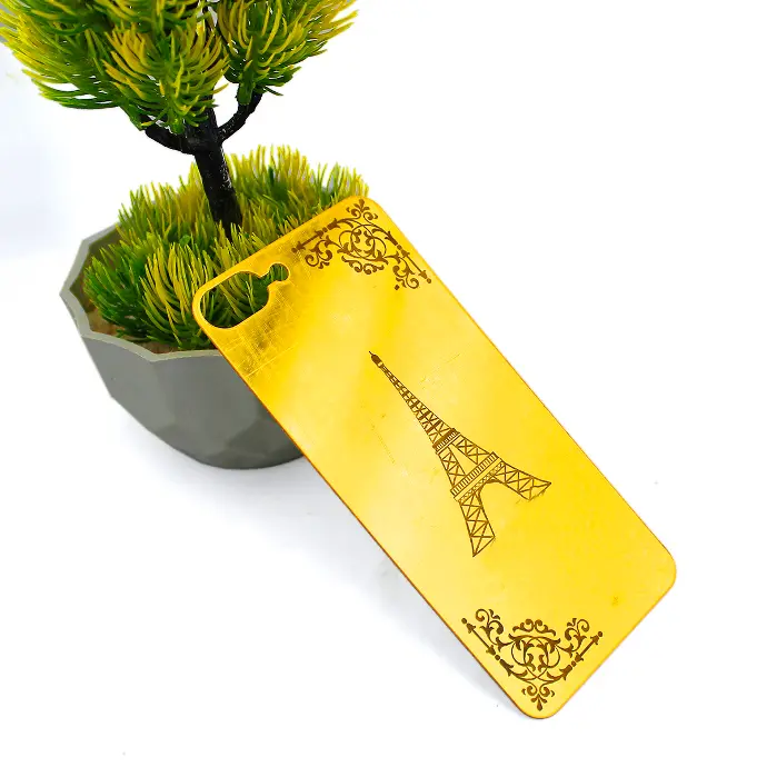 Golden Plated Back Sheet for iPhone 7G Plus