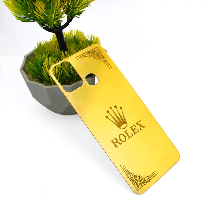 Golden Plated Back Sheet for Infinix Smart 5