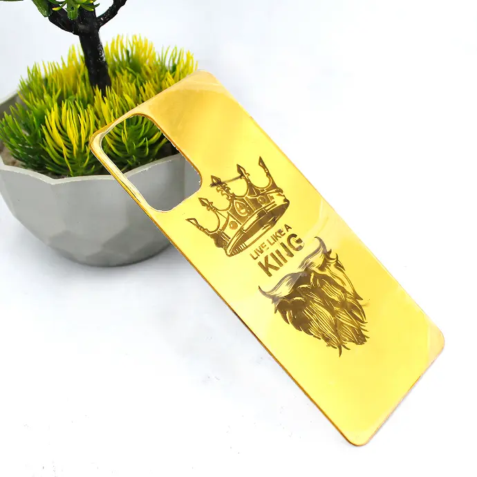 Golden Plated Back Sheet for Redmi Note 10