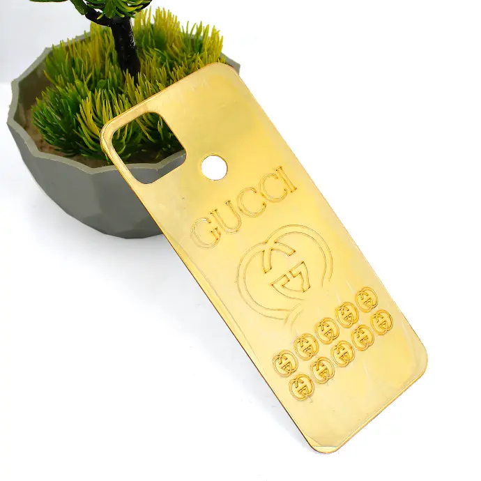 Golden Plated Back Sheet for Oppo A15