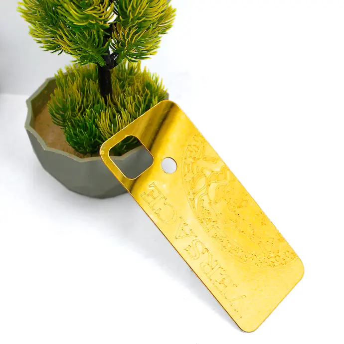 Golden Plated Back Sheet for Realme C12 - Premium Protection