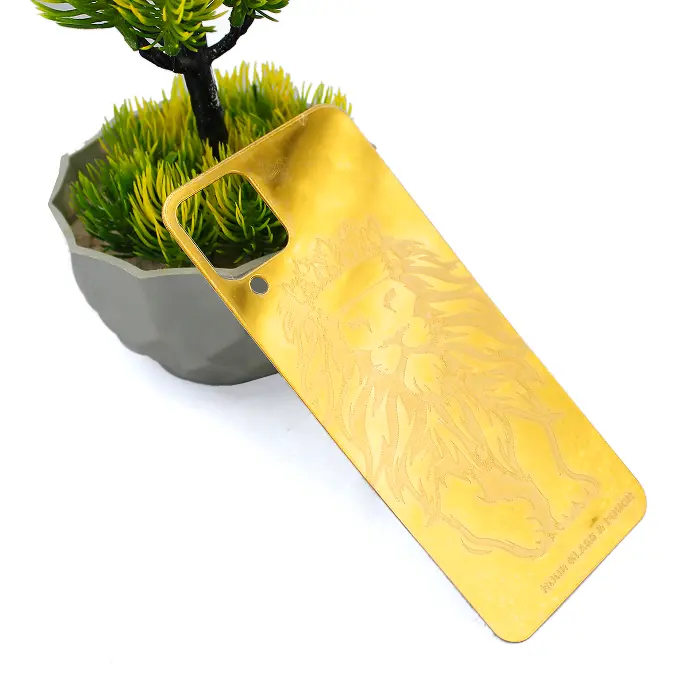 Golden Soft Plated Back Sheet for Samsung A12