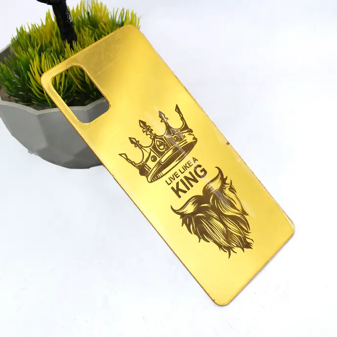Golden Plated Back Sheet for Samsung A31