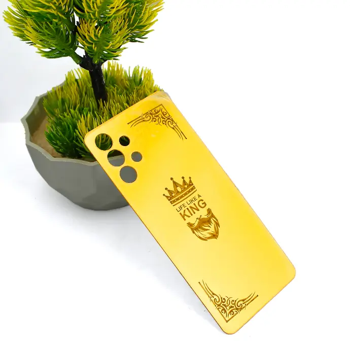 Golden Plated Back Sheet for Samsung A32