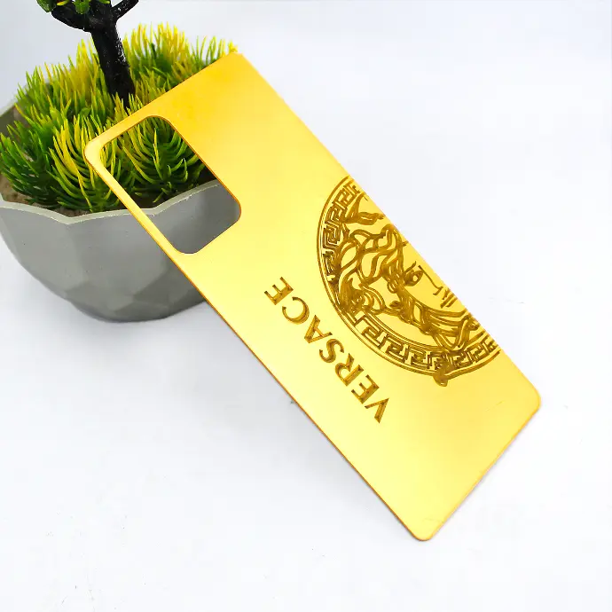 Golden Plated Back Sheet for Samsung A52