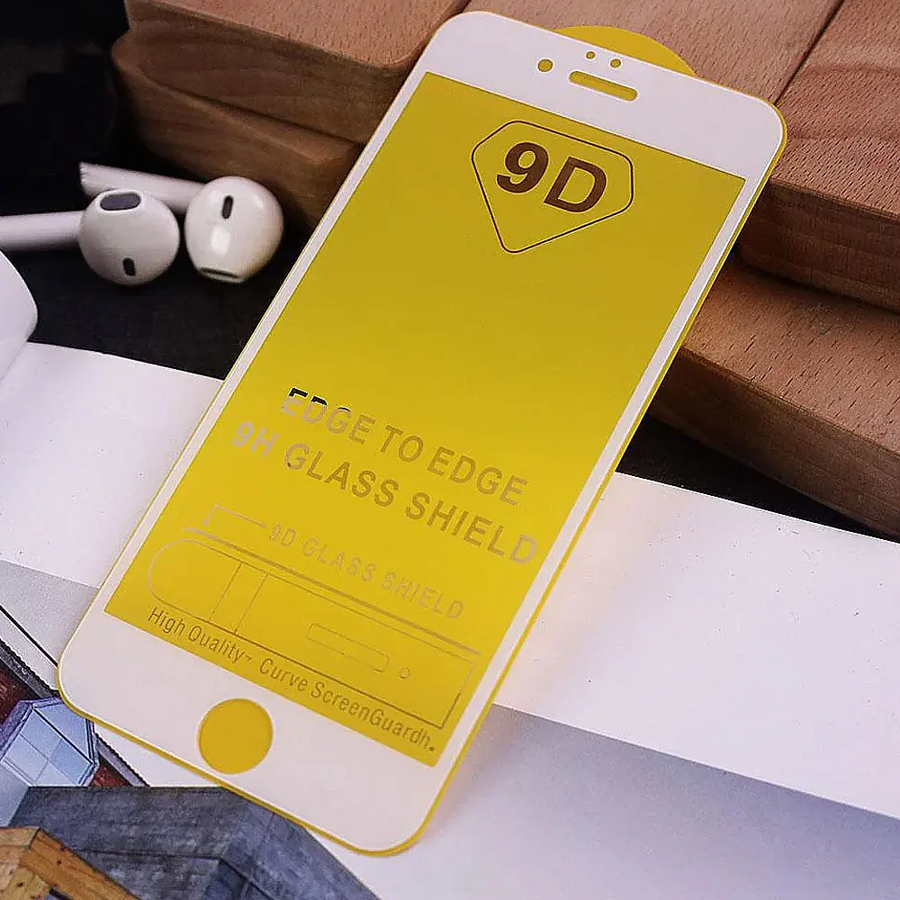 iPhone 7 Plus White 9D Glass Screen Protector - Ultimate Protection