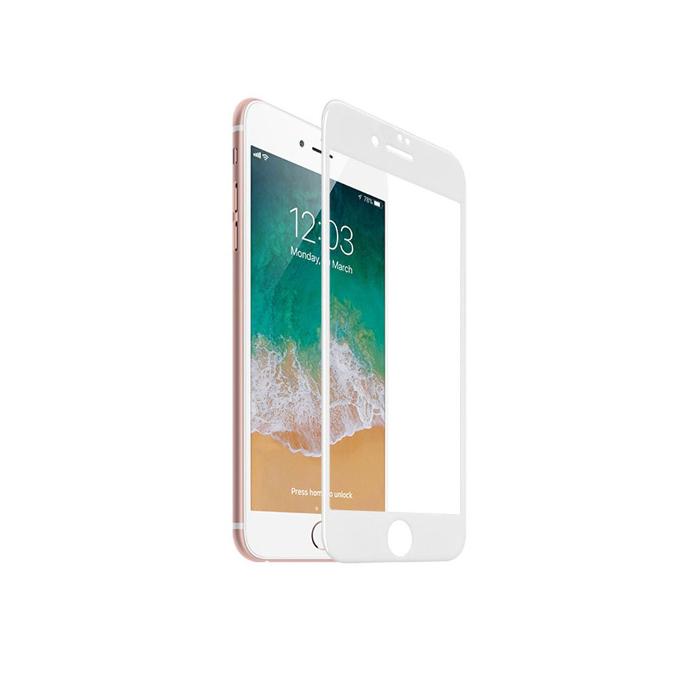[PL6IP7GPL-6-1] iPhone 7 Plus G-Rhino White Tempered Glass Screen Protector - Premium Shield