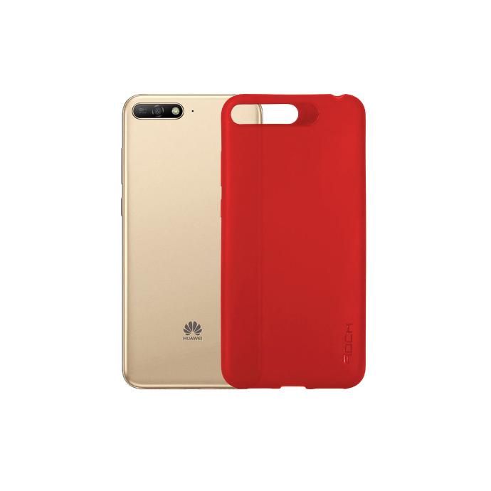 Huawei Y6 Pro 2018 Rock Soft Pouch Mobile Pouch - Red