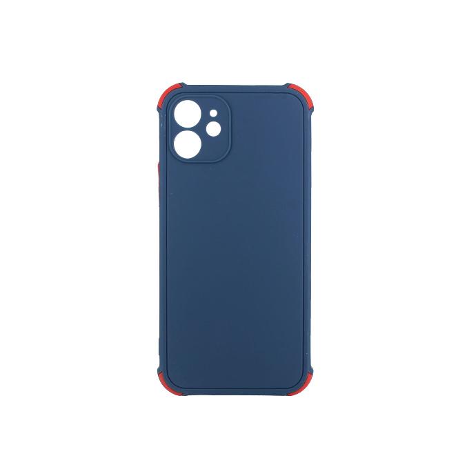 [PO14BiP12PR-2-3] Colorful Back Case Mobile Pouch for iPhone 12 Pro - Blue