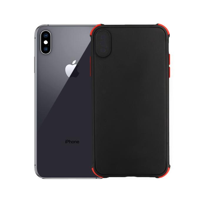 Black Colour Mobile Pouch Back Case for iPhone XS Max